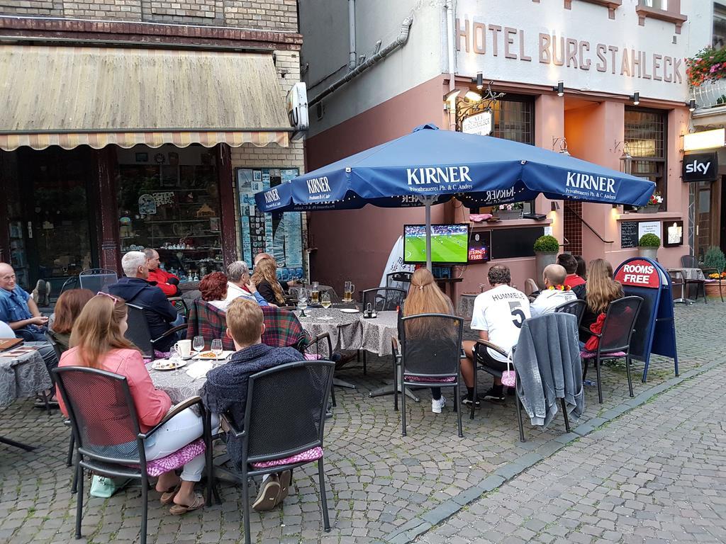 Hotel-Cafe-Burg Stahleck Bacharach Exterior photo